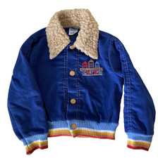 Jaqueta de bebê vintage 1970 Carters Outerwear veludo azul tamanho 4 T LEIA @195 comprar usado  Enviando para Brazil
