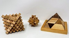 Lot wooden puzzles for sale  Wilmington