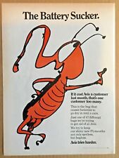 Anúncio de bug de aluguel Avis 1968 vintage impressão retrô década de 1960 ilustração Battery Sucker comprar usado  Enviando para Brazil