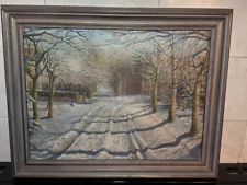 Large framed oil for sale  NEWENT