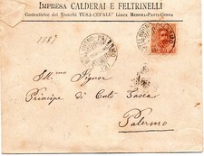 Viaggiata 1887 usato  Palermo