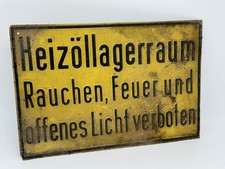 Schild heizöllagerraum nachha gebraucht kaufen  Velbert