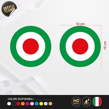 Coppia adesivi bandiera usato  Palermo
