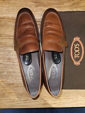 Tods brown loafers for sale  LONDON