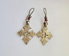 Ethiopian cross earrings for sale  Summerfield