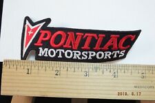 Pontiac motorsports embroidere d'occasion  Expédié en Belgium
