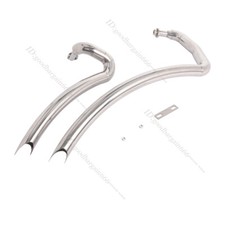 Sistema de exaustão deslizante ponta prata para Yamaha V Star 250 125 Virago 250 1995-2023 comprar usado  Enviando para Brazil