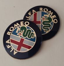 lot de 2 insignes emblèmes logos ALFA ROMEO plastique à coller 28mm comprar usado  Enviando para Brazil