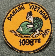 Usado, Adesivo Danang original feito em teatro da era do Vietnã 1098º destacamento de transporte comprar usado  Enviando para Brazil