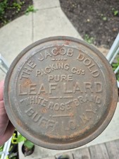 Antique lard tin for sale  Stoystown
