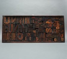 Antike 1920s plakatlettern gebraucht kaufen  Frankfurt am Main
