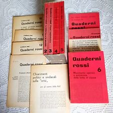 Quaderni rossi sapere usato  Torino