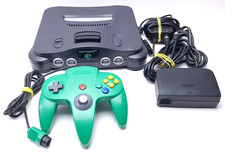 Console Nintendo 64 N64 - NUS-001 - Cabos e controle verde - Fabricante de equipamento original - Testado, usado comprar usado  Enviando para Brazil