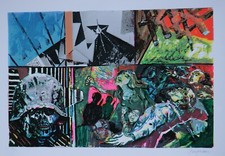 Aldo borgonzoni serigrafia usato  Bologna