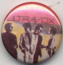 Ultravox badge button for sale  UK