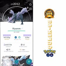 Pokémon Go - Fundo preto Kyurem brilhante (movimento aleatório) - Registrado no comércio comprar usado  Enviando para Brazil