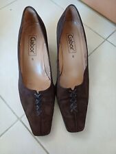 Gabor brown suede for sale  RUISLIP