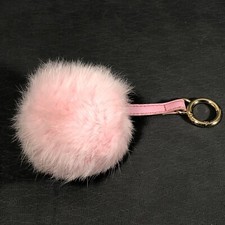 Usado, Chaveiro Pom Puff Ball pele sintética rosa 4" bola mais corrente 4" comprar usado  Enviando para Brazil
