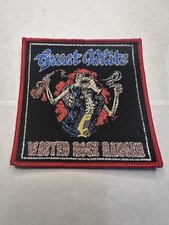 GRANDE RANGER DE ROCHA BRANCO, DESPERDIÇADO, BORDA METÁLICA VERMELHA, 4X4 POLEGADAS, PATCH TECIDO comprar usado  Enviando para Brazil