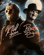 Robert Englund & Kane Hodder assinado com certificado de autenticidade Freddie VS Jason autógrafo Krueger comprar usado  Enviando para Brazil