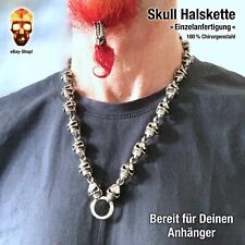 Skull halskette edelstahl gebraucht kaufen  München
