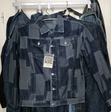 Herrenjeansjacke patchworkmust gebraucht kaufen  Köln
