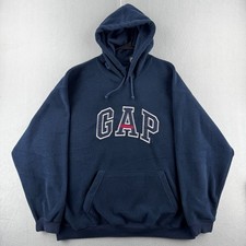 Usado, Moletom com capuz vintage GAP MEns XL azul lã completo soletrado anos 90 Y2K comprar usado Usado, Moletom com capuz vintage GAP MEns XL azul lã completo soletrado anos 90 Y2K comprar usado  Enviando para Brazil