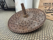 Antiga placa de moagem de ferro fundido 15” engrenagem steampunk roda de moedor industrial comprar usado  Enviando para Brazil
