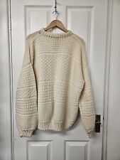 Handknitted aran jumper. for sale  TAUNTON