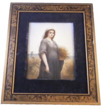 Antiguo Placa De Retrato Ruth De Porcelana Alemana Del Siglo XX comprar usado Antiguo Placa De Retrato Ruth De Porcelana Alemana Del Siglo XX comprar usado  Enviando para Brazil