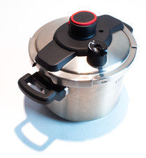 Panela de pressão T-fal Clipso aço inoxidável 6,3 qt, bloqueio seguro por indução comprar usado  Enviando para Brazil