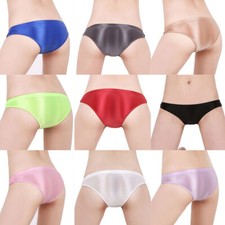 Calcinha calcinha masculina de cetim brilhante sedosa aparência molhada ☽ comprar usado  Enviando para Brazil