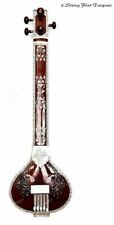 Instrumentos profissionais Tanpura musical indiano madeira 5 cordas plana, usado comprar usado  Enviando para Brazil