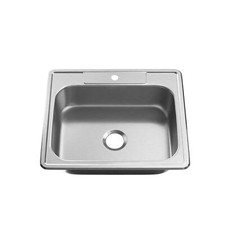 Pia de cozinha PROFLO PFSR252271A Bealeton 25" bacia única aço inoxidável comprar usado  Enviando para Brazil