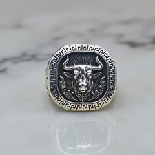 Anello uomo argento usato  Spedire a Italy
