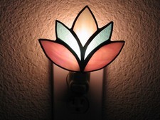 Stained glass lotus for sale  Spring