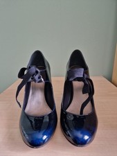 Blue patent leather for sale  CHORLEY