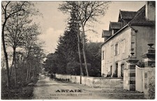 Cpa artaix route d'occasion  Montesquiou