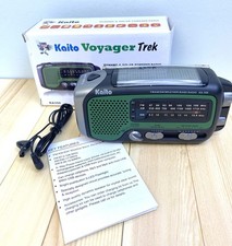 Usado, Rádio movido a energia solar Kaito Voyager Trek Dynamo com fones de ouvido KA350 novo na caixa comprar usado  Enviando para Brazil