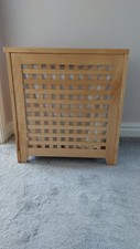 Wooden laundry hamper for sale  CASTLEFORD