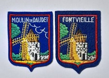 Ecusson brodé moulin d'occasion  Andelot-Blancheville
