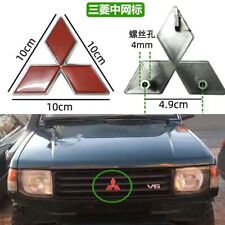 Usado, Mitsubishi Pajero V31 V33 V45 capô frontal logotipo emblema 3D decalque emblema capa vermelha comprar usado  Enviando para Brazil