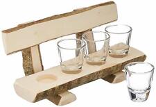 Banco de Madera Con Vasos /Shotglaeser/Schnapsbank/Regalo Producto Natural comprar usado  Enviando para Brazil