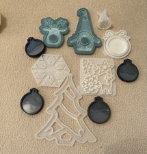 Christmas moulds resin for sale  SHEFFIELD