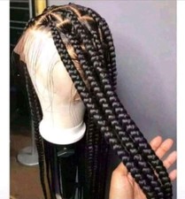 Jumbo Full Lace Wig Box Braided Wig . Big/Medium Size Box Braided Wig  comprar usado Jumbo Full Lace Wig Box Braided Wig . Big/Medium Size Box Braided Wig  comprar usado  Enviando para Brazil
