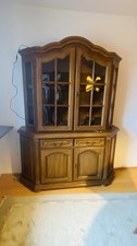 Vitrinenschrank massivholz eic gebraucht kaufen  Senden