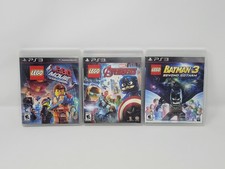 Lote Testado Lego Avengers + Lego Batman 3 + Lego Movie Sony PlayStation 3 PS3 comprar usado Lote Testado Lego Avengers + Lego Batman 3 + Lego Movie Sony PlayStation 3 PS3 comprar usado  Enviando para Brazil