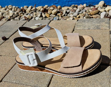 Rieker riemchensandale beige gebraucht kaufen  Pentling