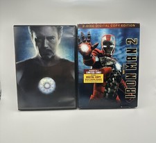 IRON MAN 1 & 2 Movie Lot on DVD - Iron Man Marvel - No Digital comprar usado  Enviando para Brazil
