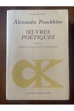 Oeuvres poétiques tome d'occasion  Rouffach